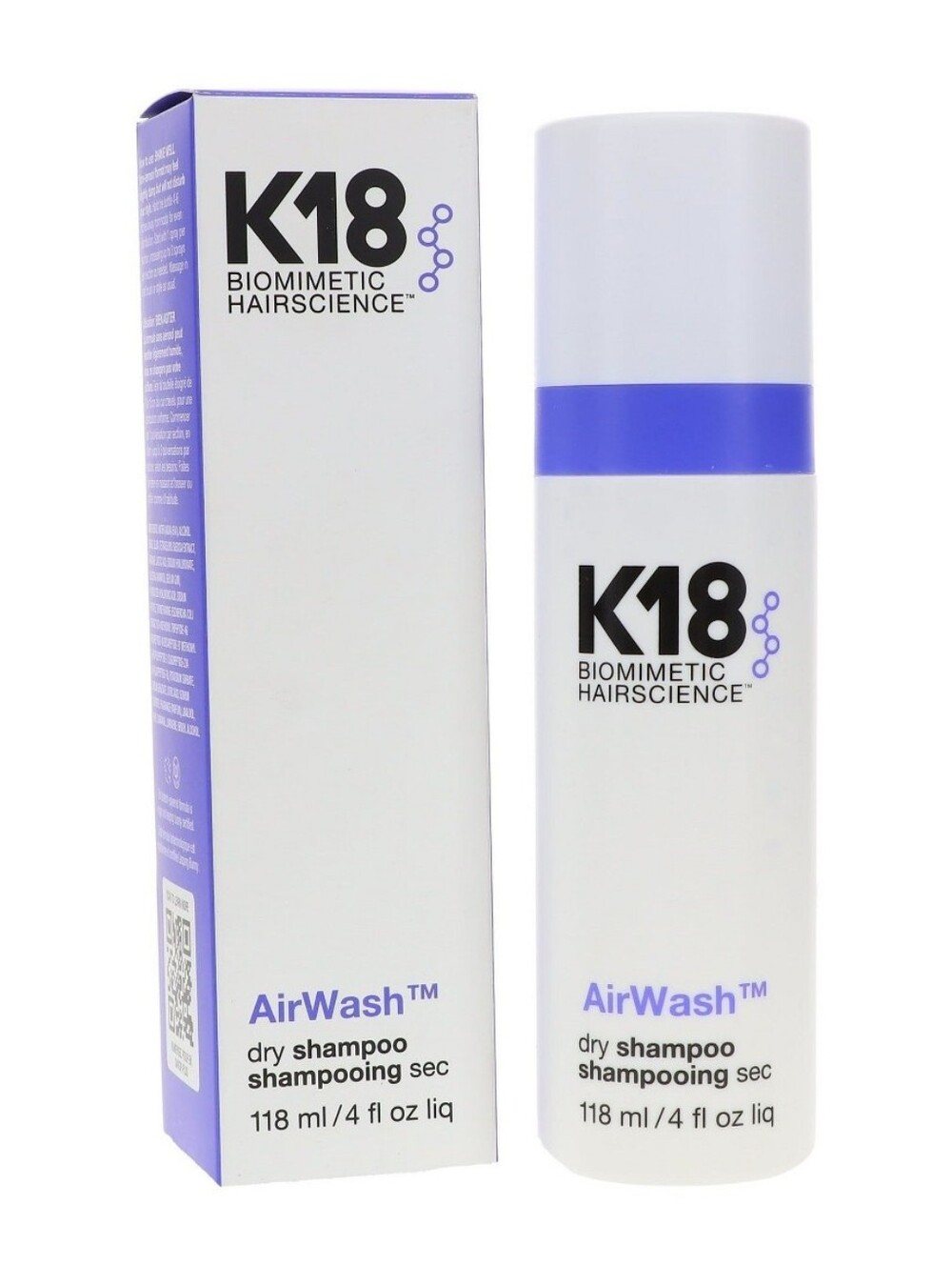 K18 Biomimetic Hairscience AirWash Dry Shampoo 4 oz (118 ml)